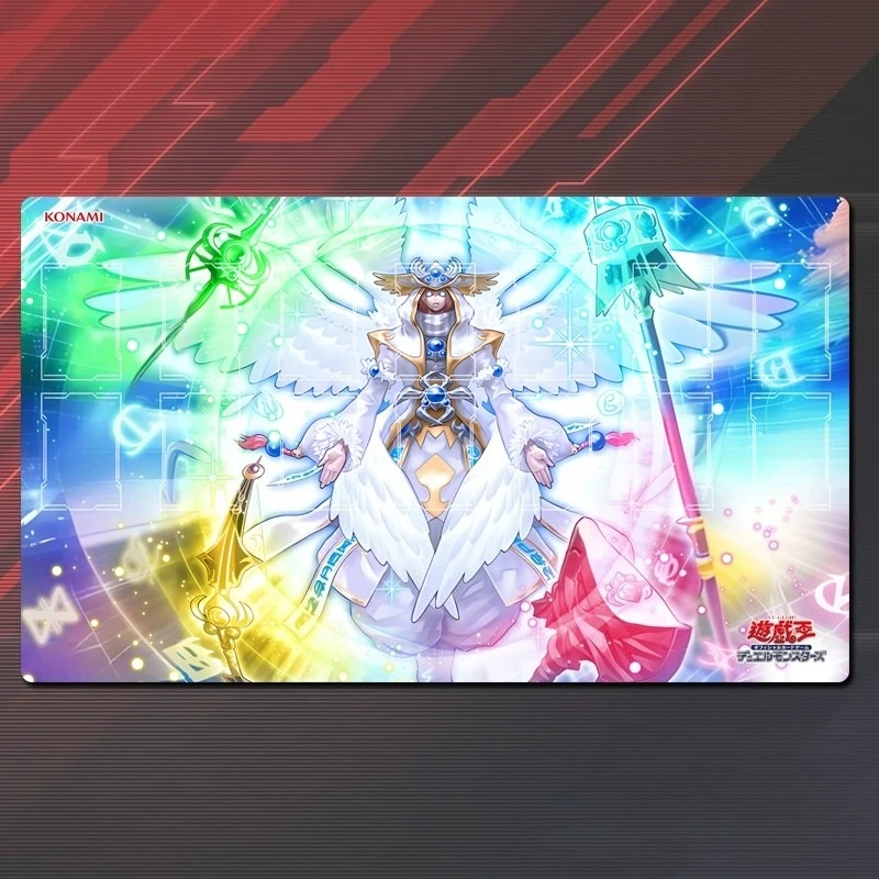 

Игровой коврик Yugioh World of Prophecy Yu-Gi-Oh! TCG OCG Коллекционные карточные игры Коврик Duel Plate Резиновый коврик для карт Коврик для мыши