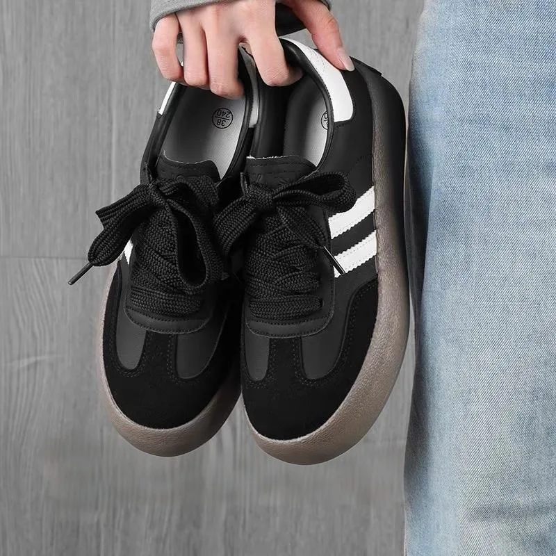1 Paar 2 cm breite flache Schnürsenkel weiß schwarz Schnürsenkel für Sneaker Sport Casual Sport Schnürsenkel Frühling Herbst Schnürsenkel – Detail 7