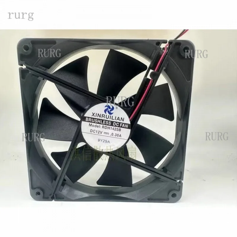 

L 1 pcs for XINRUILIAN Fan RDH1425B cooling fan DC12V 0.30A 14025 14CM 2 wire