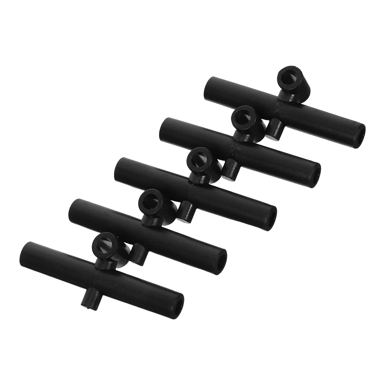5pcs Kite Accessories Universal Plastic Frame Connector DIY Components Black Lightweight Enhanced Maneuverability