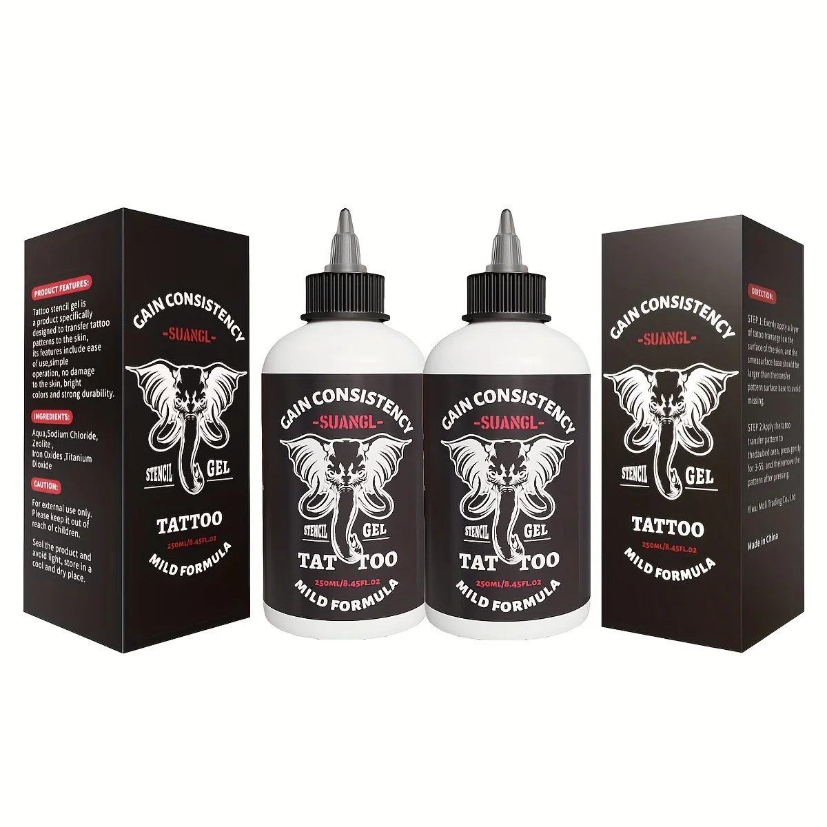 

SUANGL 250ML/8.45OZ Tattoo Transfer Gel Tattoo Assistant Tattoo Design Transfer Gel, Tattoo Supply, Tattoo Kit