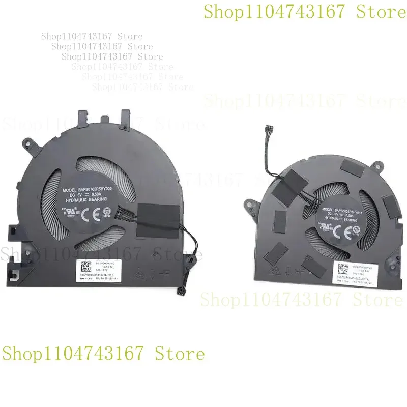 

5F10S14111 5F10S14112 Новый охлаждающий вентилятор постоянного тока 5 В 0,5 А для Yoga Slim 7 14APU8 83AA