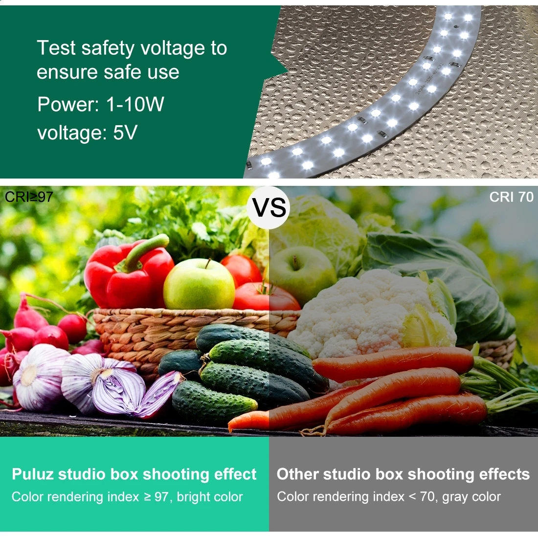 PULUZ 30cm Folding Ring Light Photo Lighting Studio Shooting Tent Box Kit with 6 Colors Backdrops Emart  Diffuse Studio Soft box gallery 4