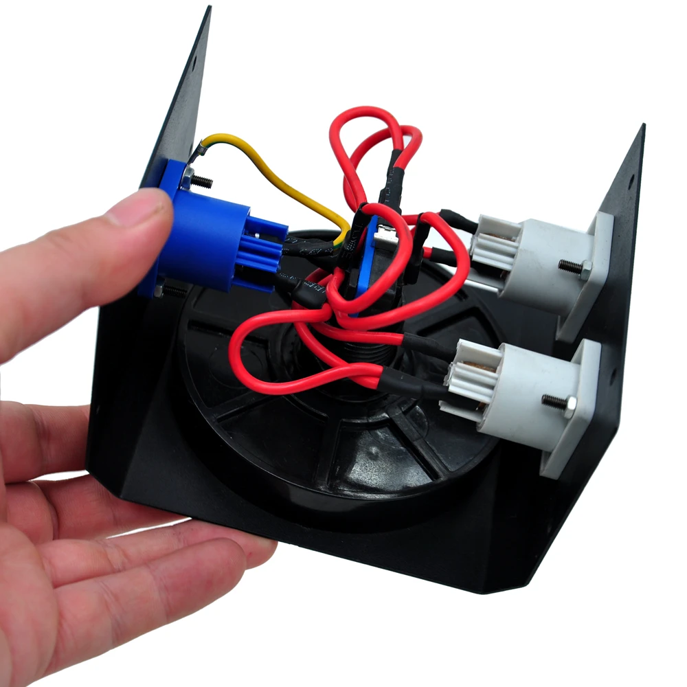 TIPTOP Red Button Manual Electrical Power Controller For Stage Effect Machine 2 Port Output Directly Control