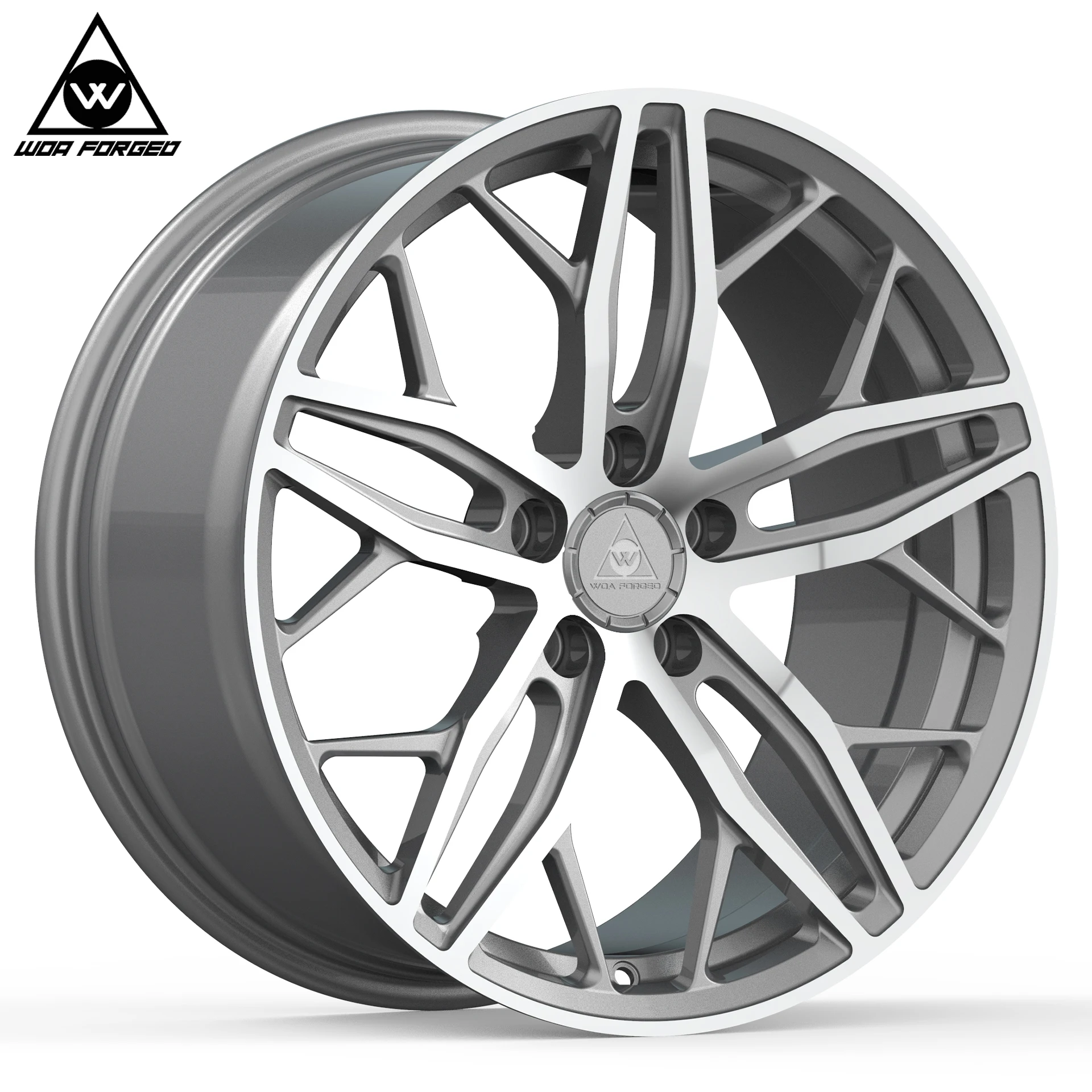 Rueda de alta gama personalizada, llanta forjada 6061-T6 de 16-24 pulgadas, rueda ligera modificada para coche, pieza de tuning universal multi-PCD.