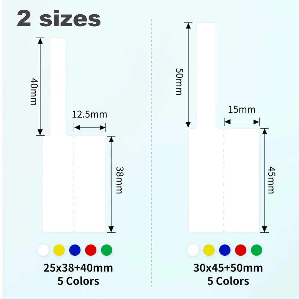 Cable Thermal Label for Detonger DP23S/DP80/DP30 Printer 5 Rolls Waterproof Oilproof Scratchproof Tear Proof Adhensive  Sticker