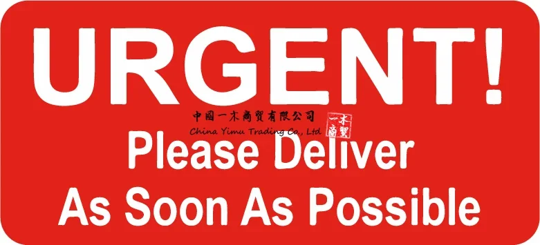 please deliver as soon as possible FRAGILE Please Handle With Care Small Packing Sticky Labels Stickers