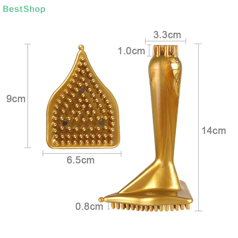 바디 슬리밍을 위한 마사지 자오선 브러시 안티 셀룰라이트 삼각형 마사지 브러시