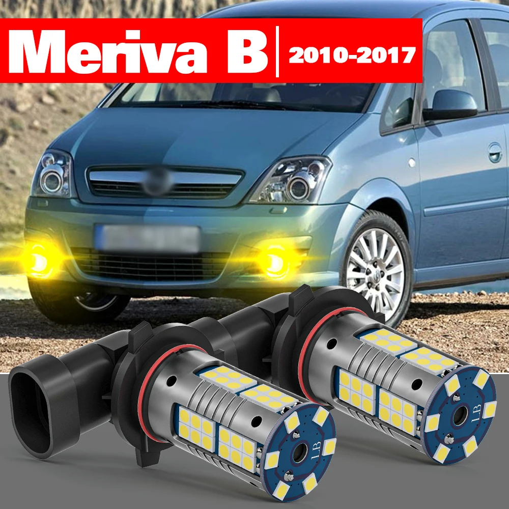 

For Opel Meriva B 2010-2017 2pcs LED Fog Light Accessories 2011 2012 2013 2014 2015 2016