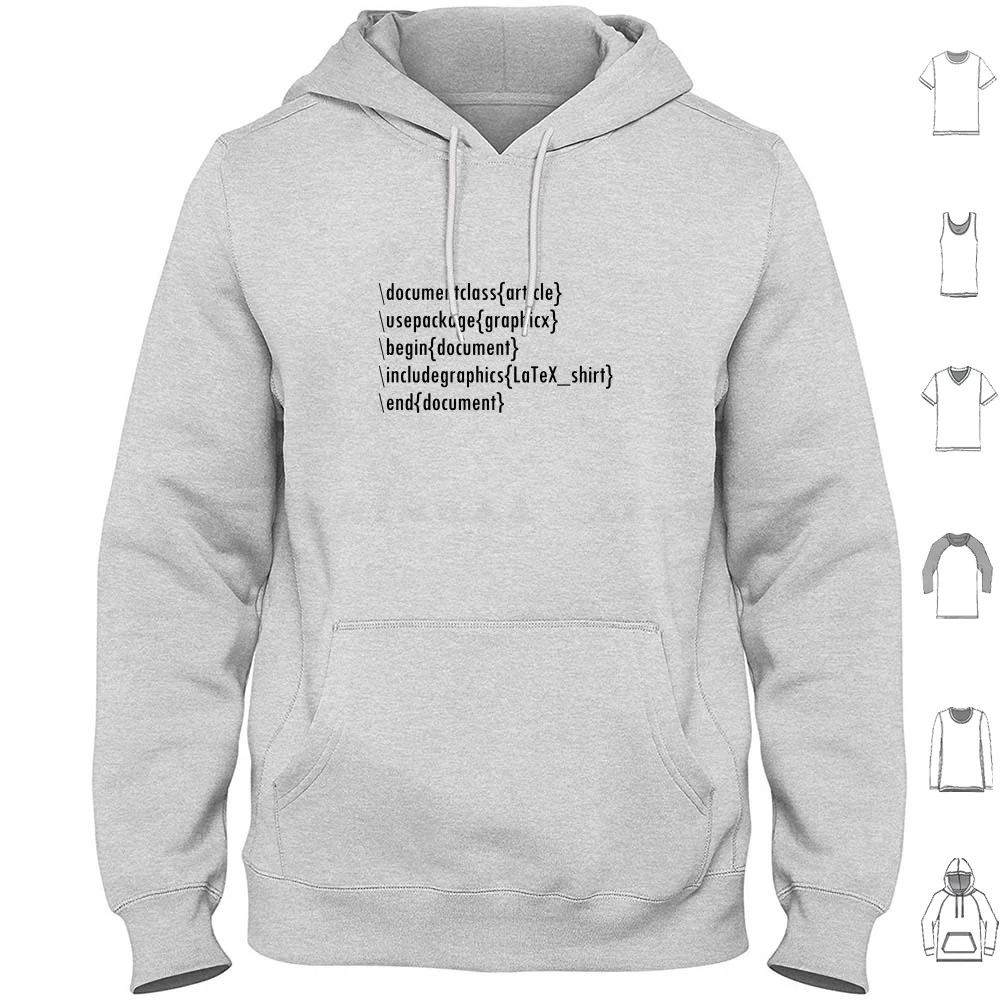 Latex Document Shirt Hoodie cotton Long Sleeve Latex Maths Math Mathematics Typeset Document Code Program Programming Html