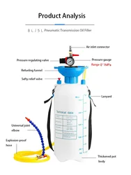 Pneumatic Oil Liquid Dispenser Gear Oil Replacement Machine Automatic Gearbox Oil Filling Machine Oil Filler Pump