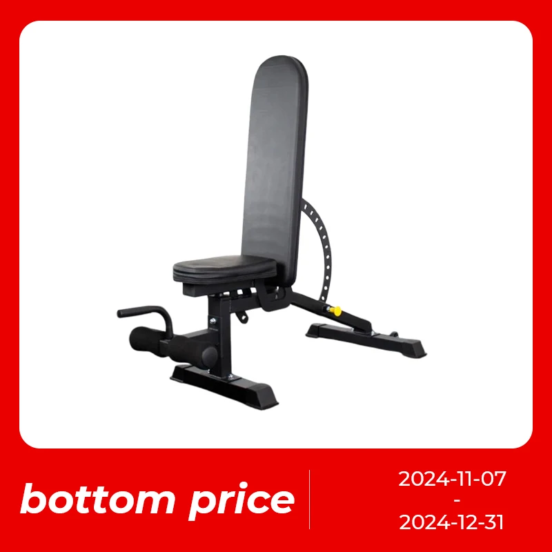 High Quality Multi Station Weight Bench Press Leg Curl Home Gym Equipment Adjustable Workout Utility Adjustable Bench