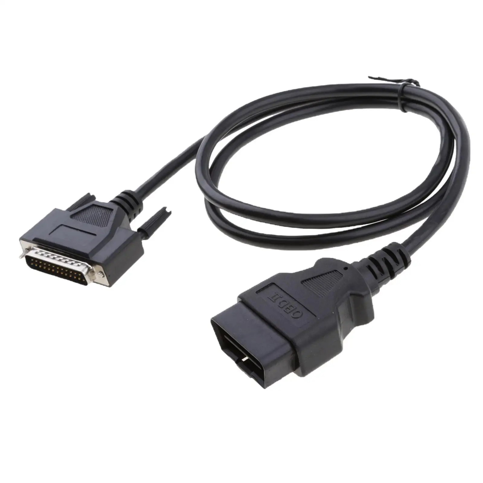 Auto Car OBD II 2 16Pin to DB25 25Pin Diagnostic Extension Convertor Cable