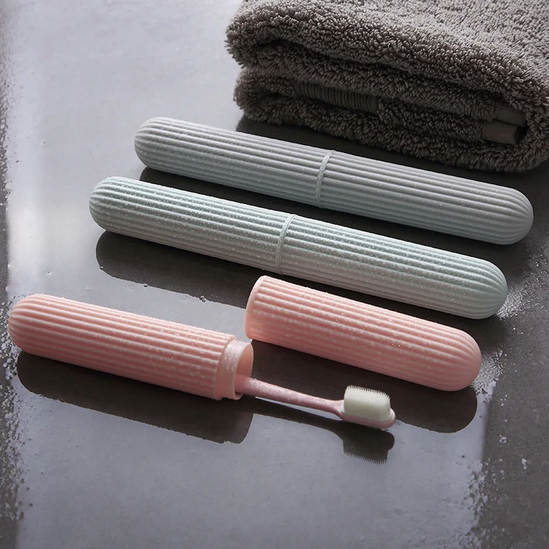 Toothbrush Box Holder Cover Bathroom Accessories Travel Storage Dust-proof Case Portable Bathroom for Camping Toothbrush Storag