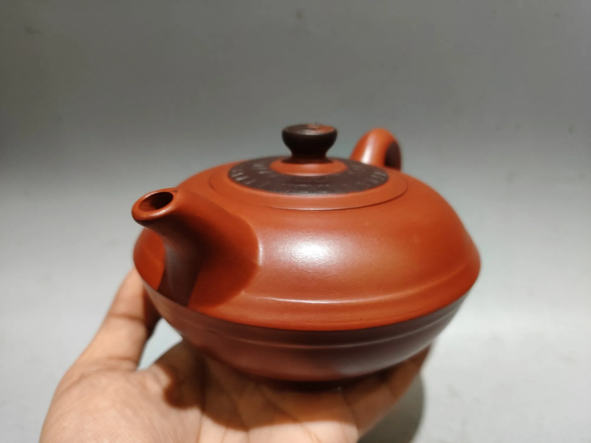 Purple teapot Yixing Purple Clay Teapot two-color Taiji Bagua Cover Yin Yang Tai Chi Pot Kettle Teapot