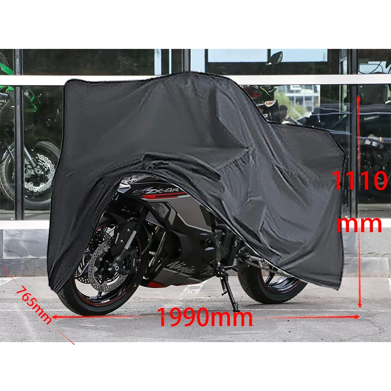 For KAWASAKI ZX-4R motorcycle cover Full car Sun protection dust no ear thickened Oxford cloth rain cover Motorcycle