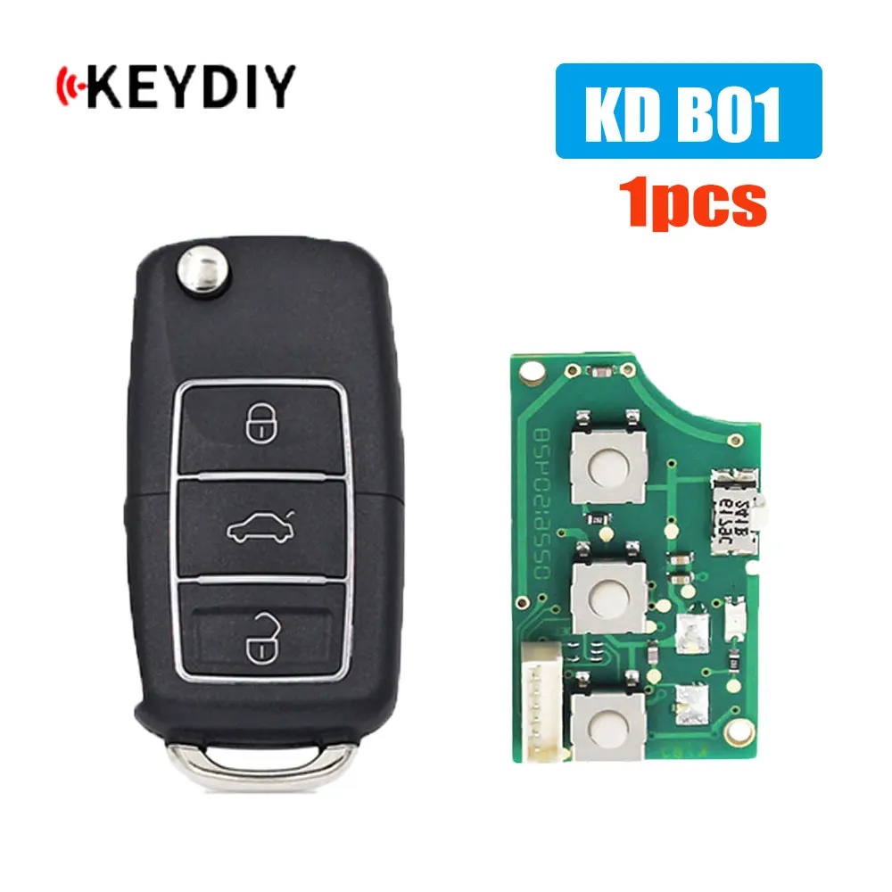 1pcs KEYDIY B01 Multifunction Car Remote Control 3 Button Universal remote Key for KD900 URG200 KD-X2 Mini KD To Generate Key