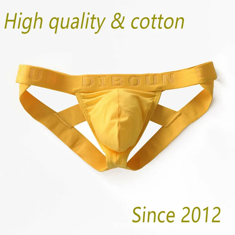 2024 Cotton Antibacterial Sexy Gay Underwear Men Thong Men Jockstrap Men\'s Underwear G String Men Penis Pouch Underwear SEXI