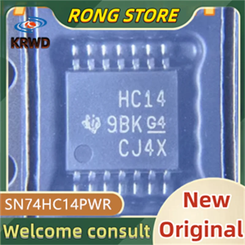 30PCS HC14 New Original SN74HC14PWR SN74HC14PW TSSOP-14