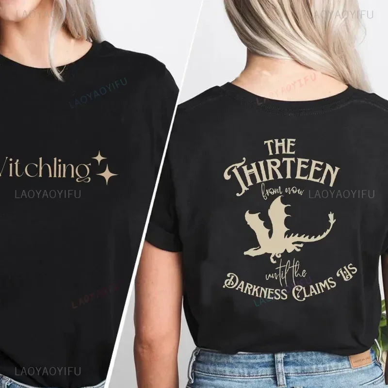 Throne of Glass Loose T-shirt Women Vintage Manon Blackbeak The Thirteen TOG Tee Sarah J Maas SJM Merch Tshirt Funny Cotton Tops