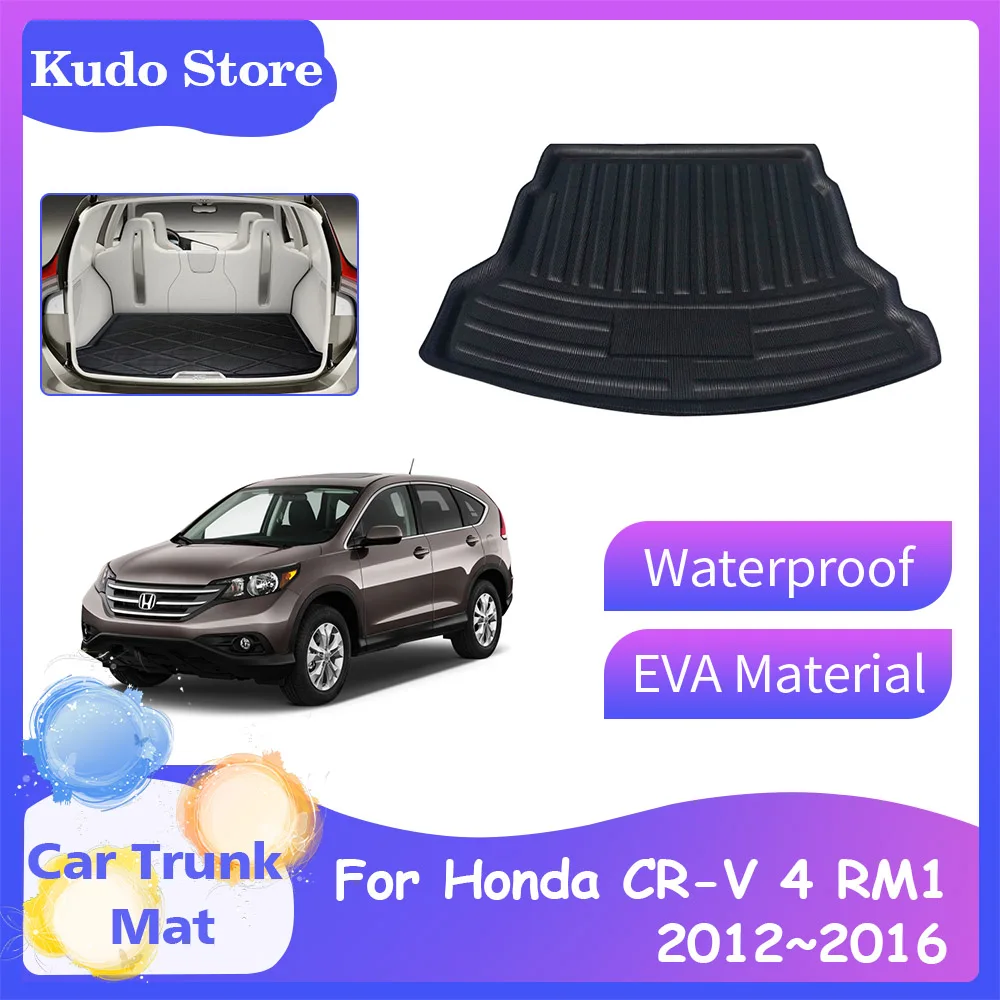 

Car Trunk Mats for Honda CR-V 4 CRV RM1 RM4 RE6 2012~2016 Rear Boot Cargo Liner Carpets Storage Cushion Luggage Tray Accessories