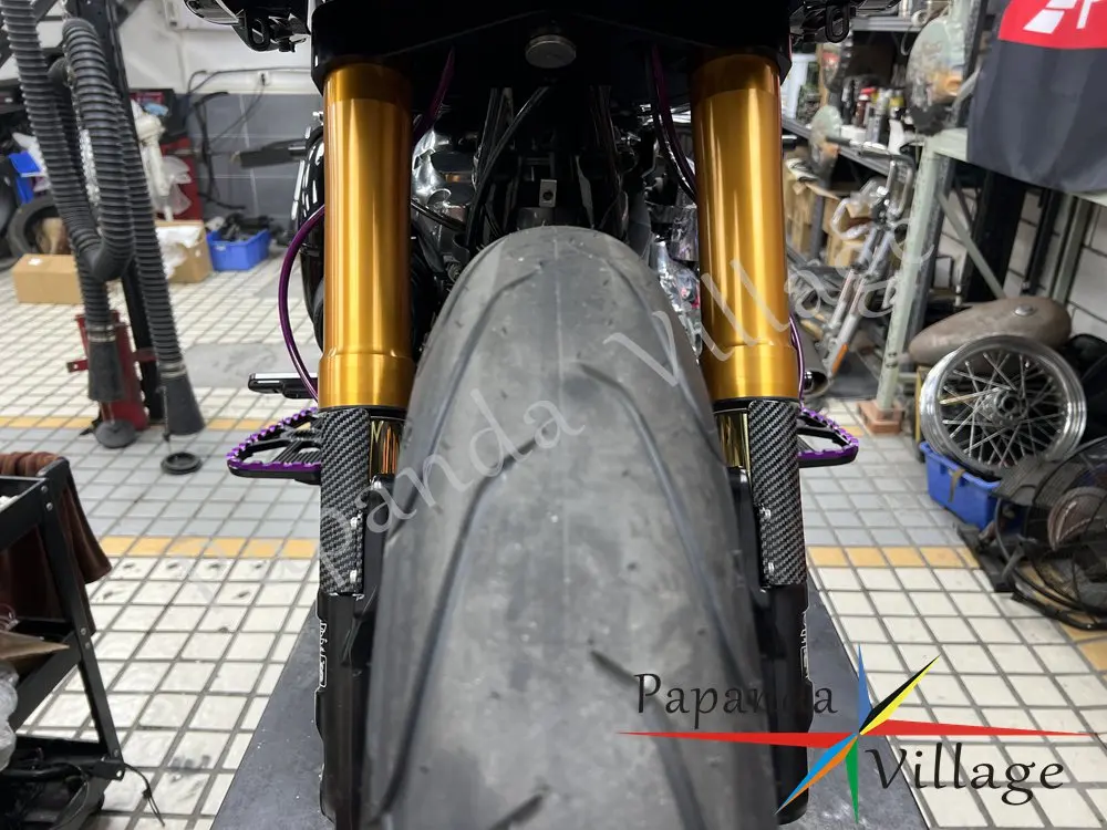 Motorcycle Front Fork Dust Deflector Aluminum Guards for Harley CVO Road Glide 2023-2024 Lower Fork Protector Dust Protection