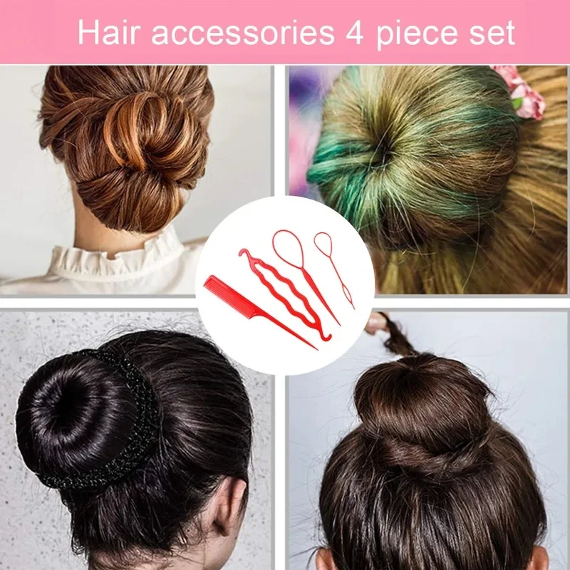 Hair Ponytail Tool with Pull Needle Women Accessories Versatile Hairstyle Decorations Beauty Supplies for Girls
