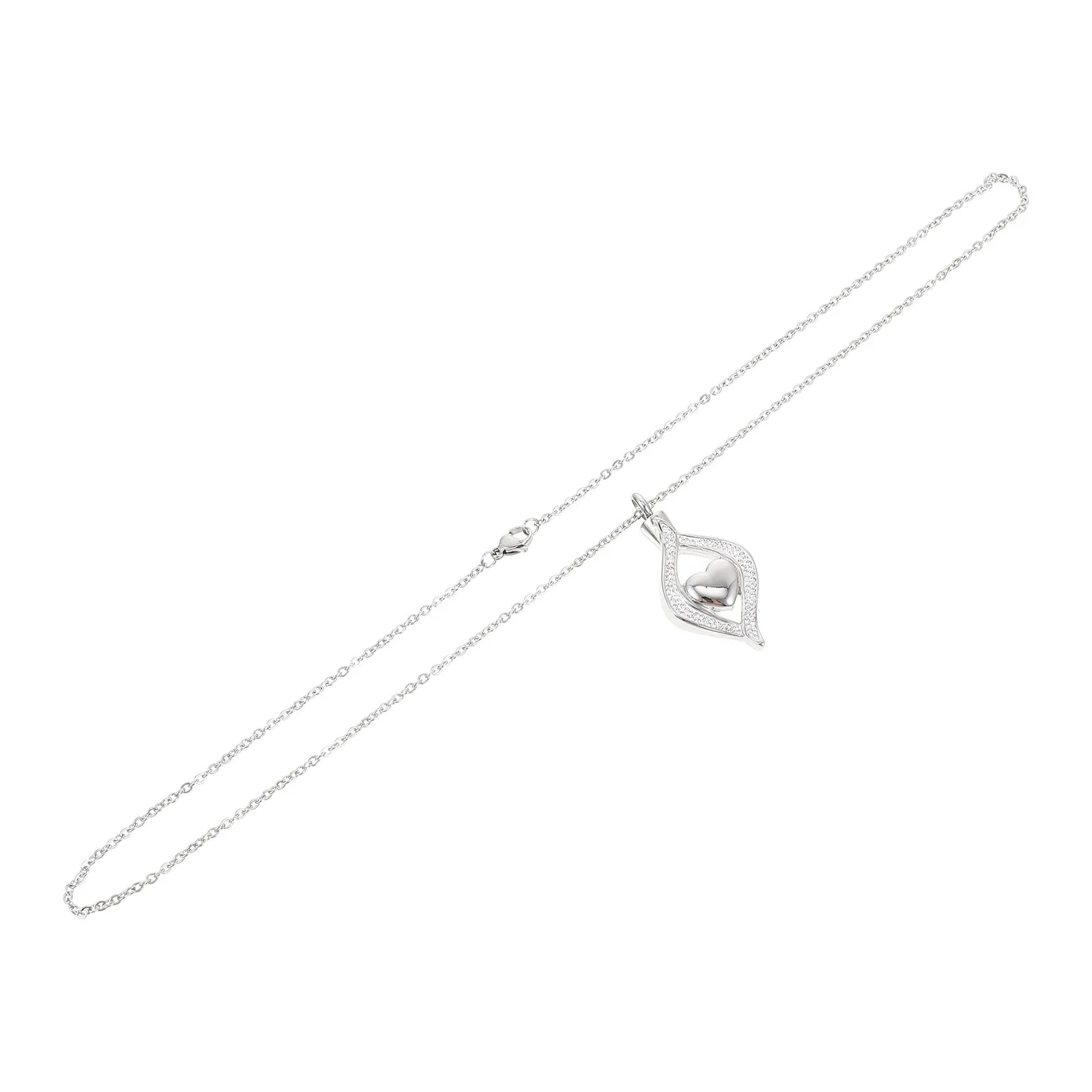 

Ожерелье-урна для праха в форме сердца из нержавеющей стали, ювелирное изделие для кремации, диффузор для парфюма, памятный сувенир, кремационное украшение