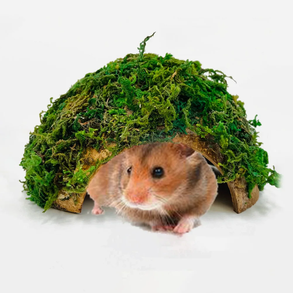 

Small Lightweight Reptile Hideout Hiding Cave Habitat For Turtles Frogs Lizards Gecko Hides Shelters Aquarium Tank Decoration