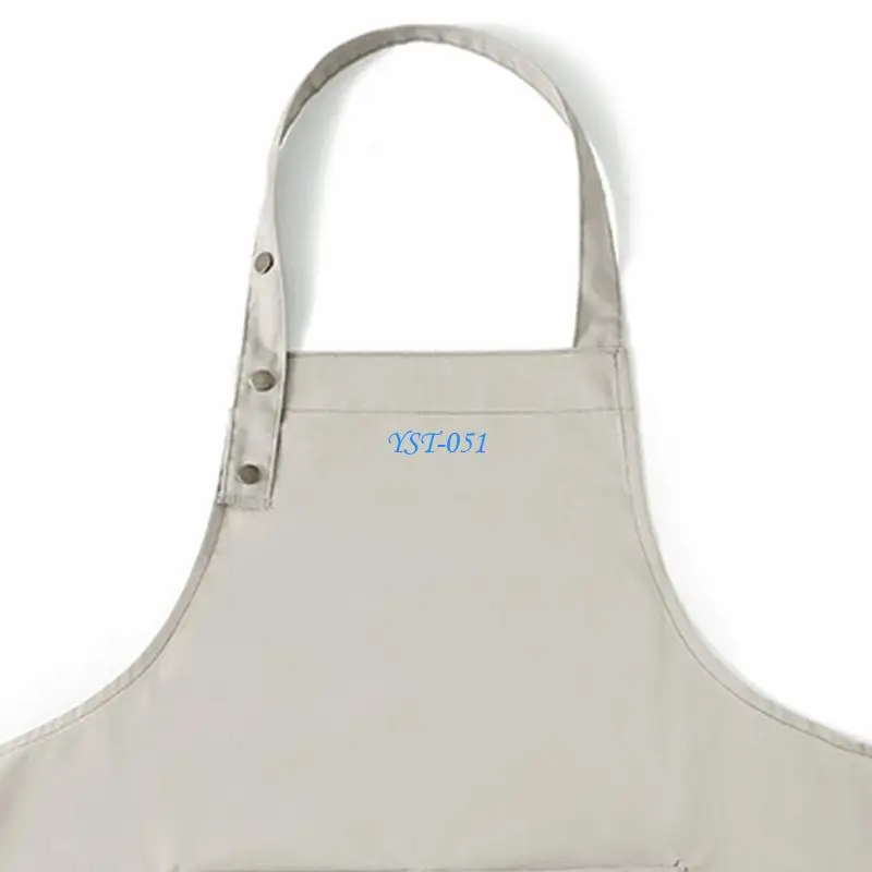 

E15A Protective Woodworking Apron Canvas Resists Tears Scratches Stain-Resistant With Pockets Cooking Apron