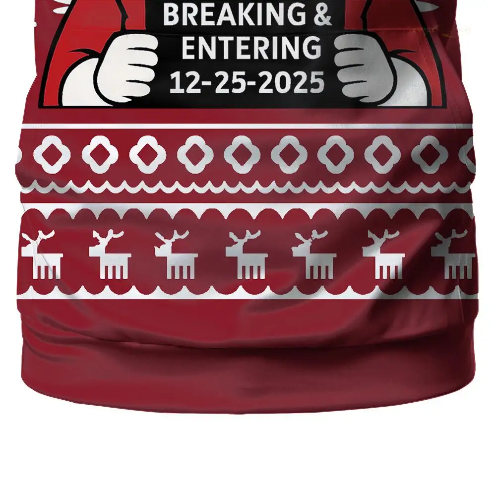 سانتا كلوز كسر في طباعة هوديس عيد الميلاد موضوع سترة الموضة الشارع الهيب هوب الرجال والنساء ملابس الحفلات غير رسمية