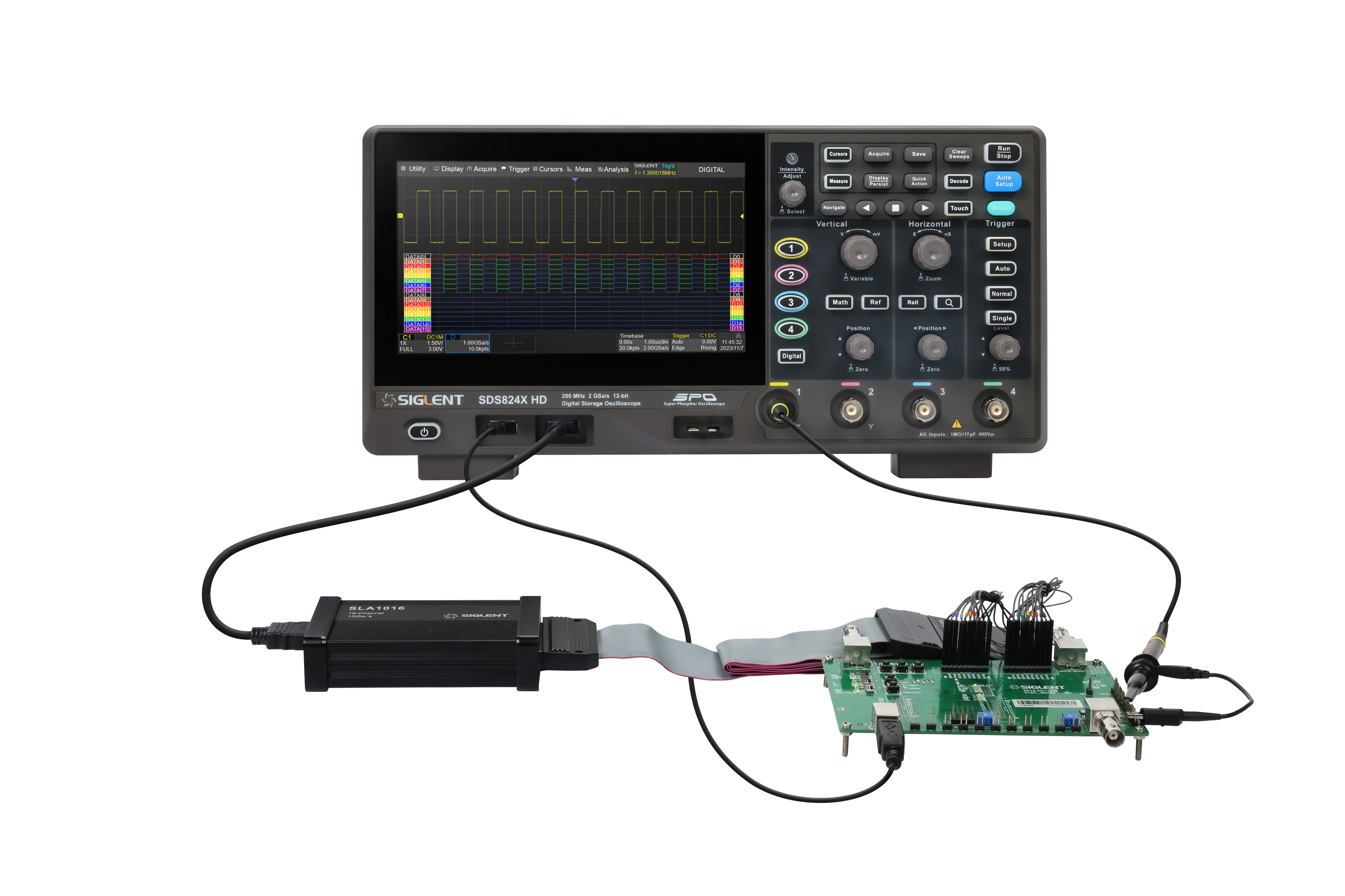 SDS804X HD / SDS814X HD / SDS824X HD Digital Oscilloscope 12-bit 2GSa/s 70-200MHz