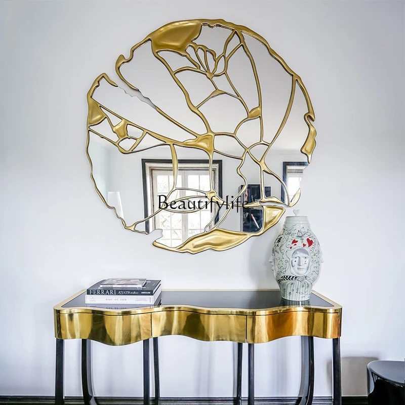 

yj7 European mirror wall hanging enigma mirror sofa background wall decorative mirror wall hanging
