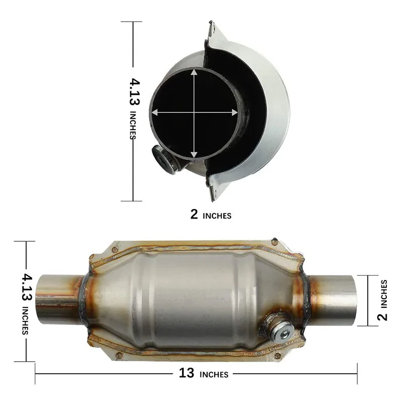 

Intelligent Library Universal Catalytic Converter With Heat Shield Euro 4