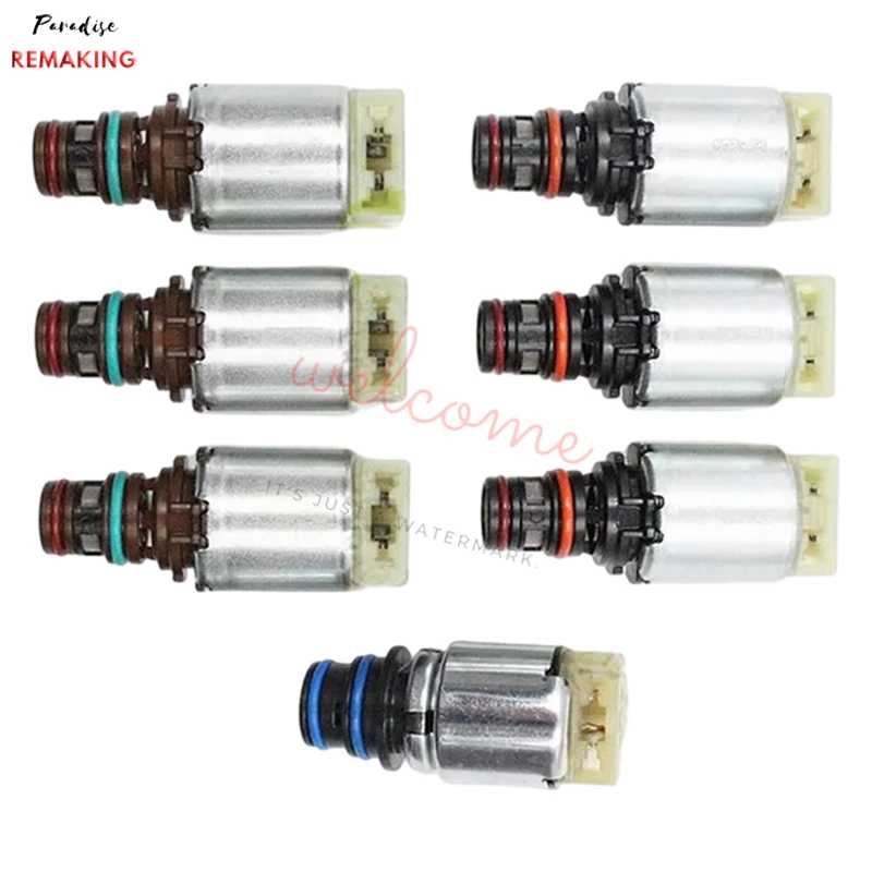 Zf6hp 6hp19 6hp26 6hp32 1068298044 1068298045 transmission solenoid kit for bmw x3 x5 audi a6 a8 q7 7pcs