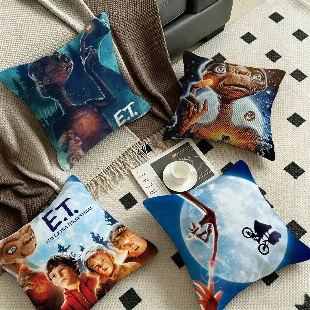 Movie E.T. Pillow Gift Home Office Decoration Bedroom Sofa Car Cushion Cover case 45x45