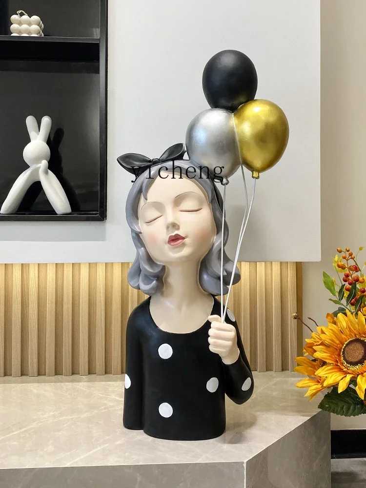 BJ-12 Balloon Girl's Room Decoration TV Cabinet Window Model Room Entrance Floor Ornaments