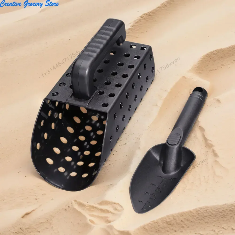Strand Goud Graven Filter Tool Strand Schop Zand Scoop ABS Plastic Metaaldetector Zand Scoop Schop Set voor Kinderen Volwassenen