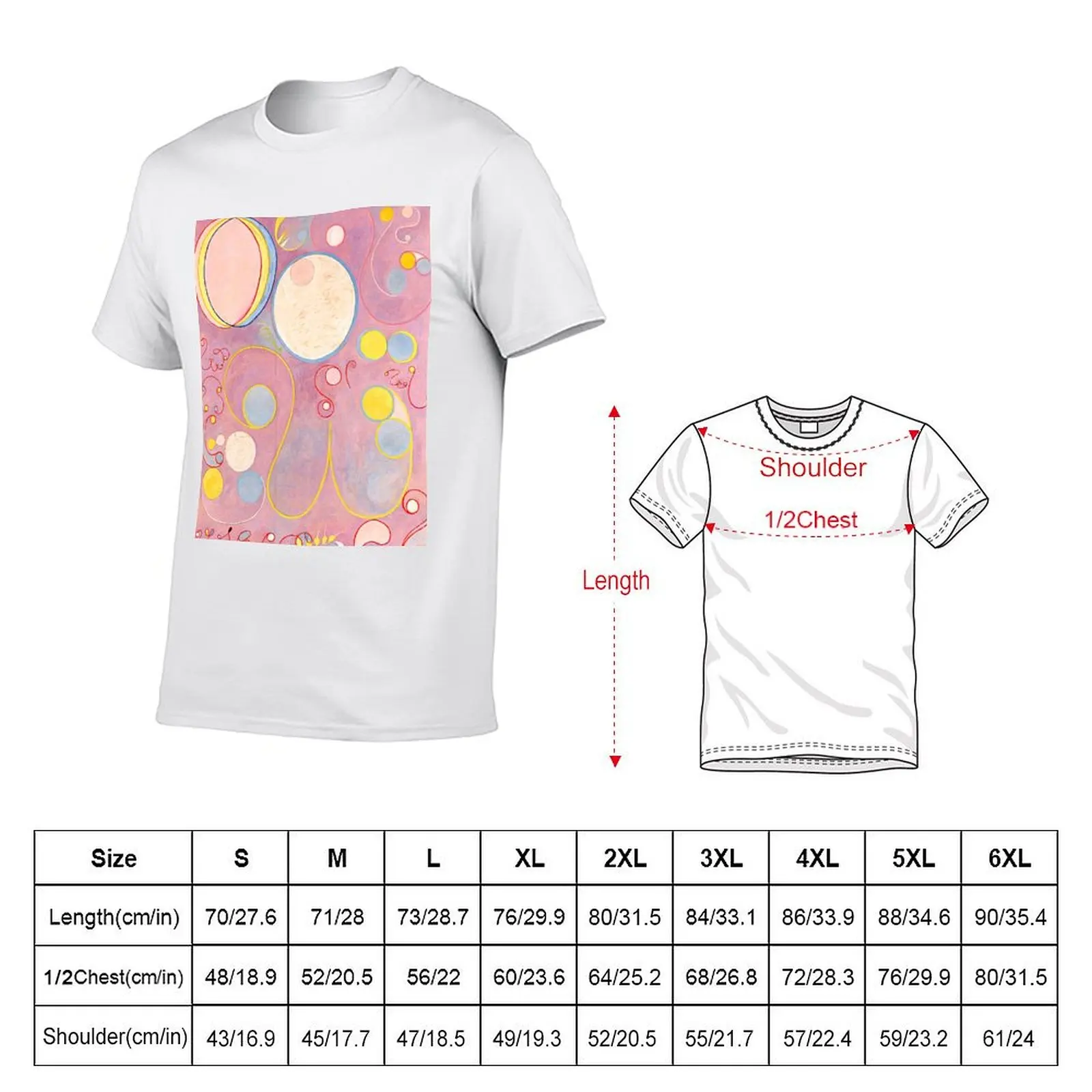 IV 08, tshirt Group man t No. for af Largest, The Hilma shirts Ten Klint graphic Adulthood, T-Shirt vintage anime
