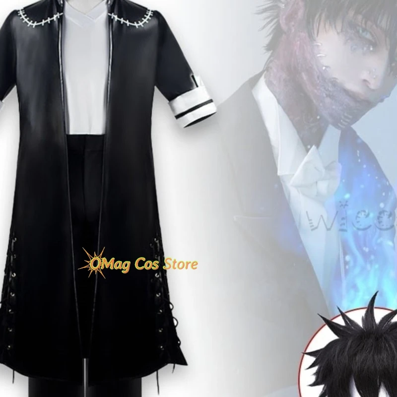 My Acdeia Dabi Cosplay Costumes Woman Anime Black Hero Flame Pattern Jacket Burned косплей Halloween Carnival