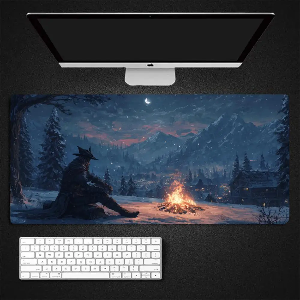 

Bloodborne Game Mouse Pad Gaming Mousepad Large 900x400X2mm MouseMat Gamer Mause Carpet PC Desk