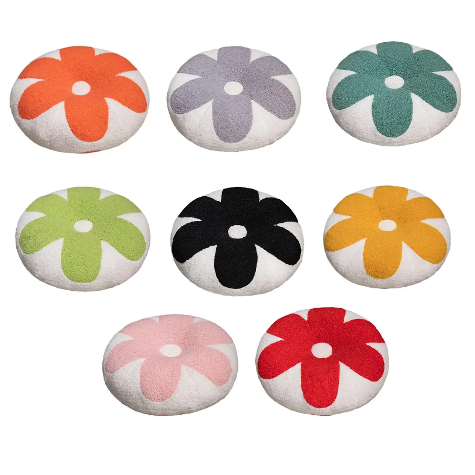 Almofada de meditação 17,7 polegadas assento de enchimento de algodão PP de pelúcia curto