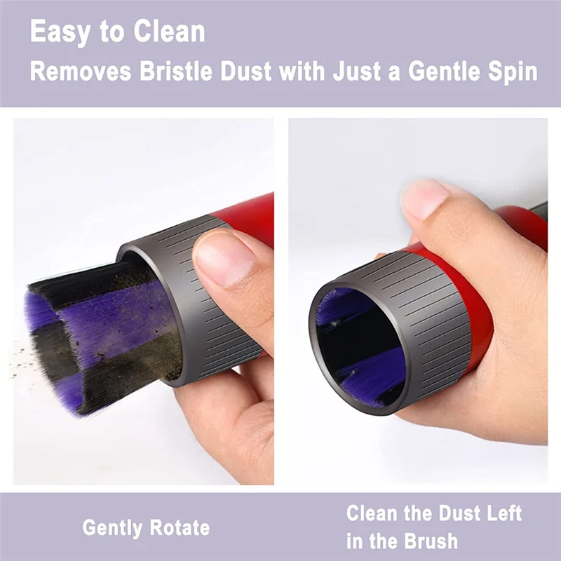 掃除機の交換用アクセサリ,トレースレスダストブラシ,dyson v7,v8,v10,v11,v15の部品に適しています
