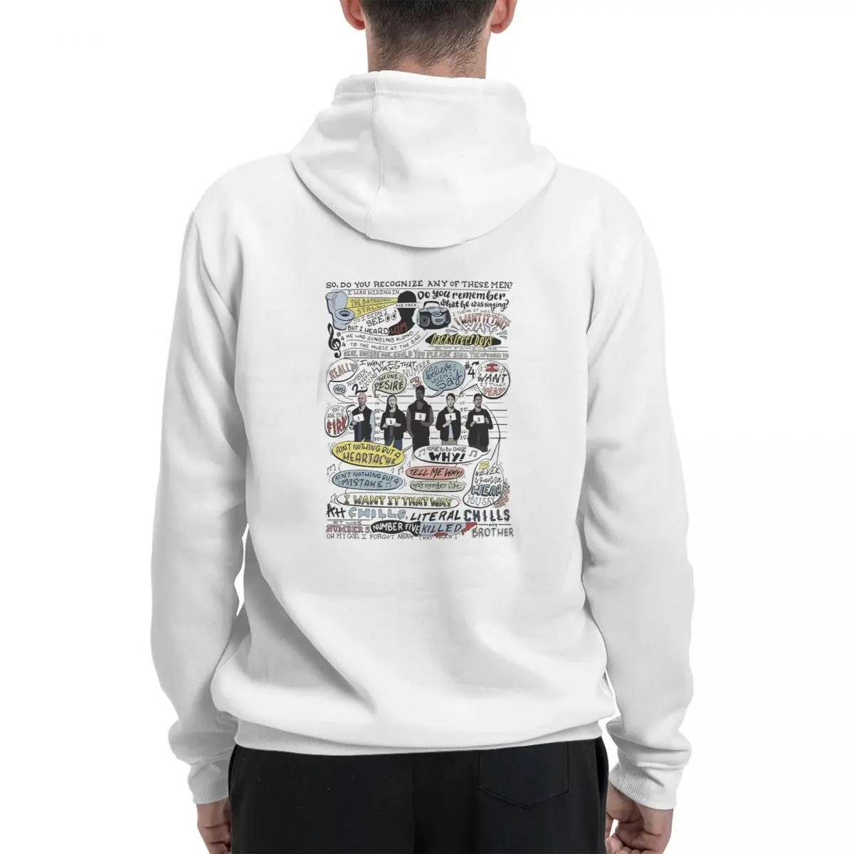 أريد ذلك على ذلك الطريقة B99 (ملون) هوديس Harajuku البلوز الخريف الشتاء الرجال النساء بلوزات طويلة الأكمام بلايز #1