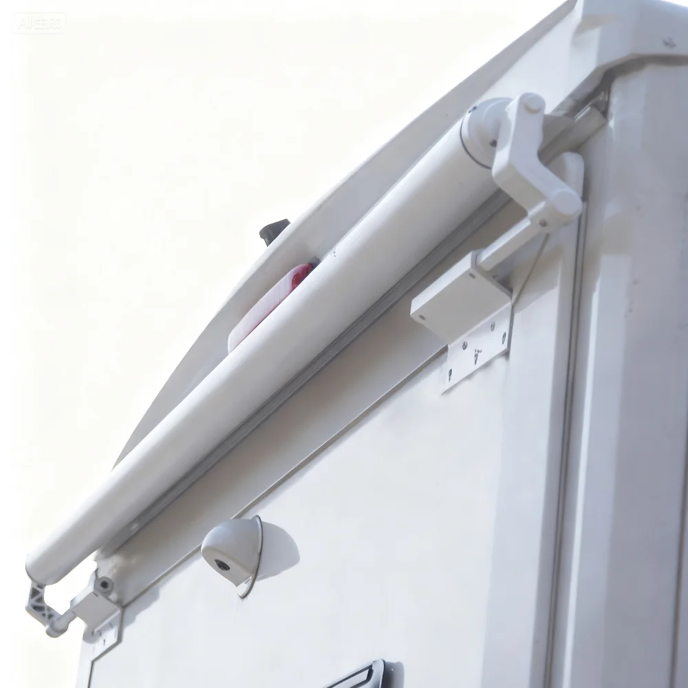 A6 1000D PVC Fabric RV Exterior Accessories Slide Out Topper Awning for Caravan Motorhome Trailer Without Cassette,Custom Size
