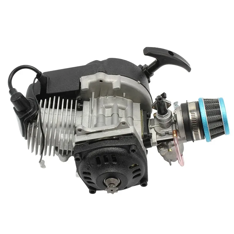 دراجة نارية 2 السكتة الدماغية سحب بدء محرك نقل المحرك مع فلتر الهواء المكربن دراجة الجيب الترابية الصغيرة ATV دراجة رباعية كارت #6