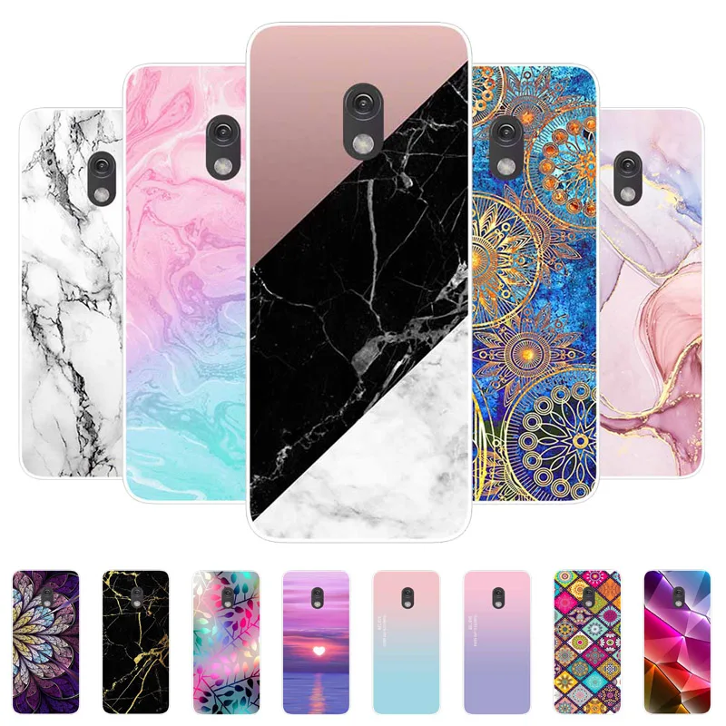 For Nokia 215 4G 2024 Case Marble Painted Soft TPU Phone Cases for Nokia 235 4G 2024 / 220 4G (2024) Clear Bumper Cover Capa New