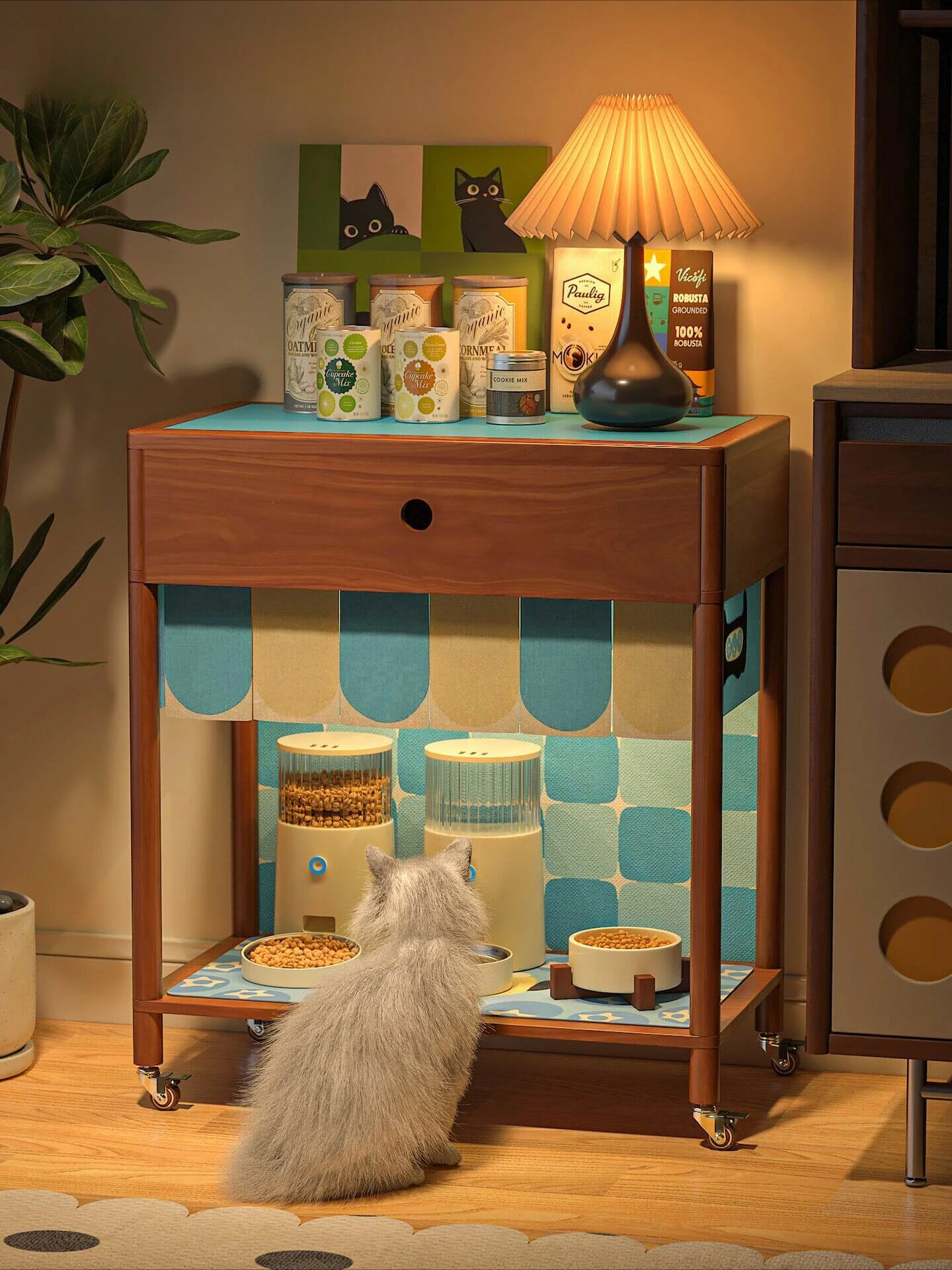 Pet Supplies First - Первый цвет, средневековый стиль, столовая для