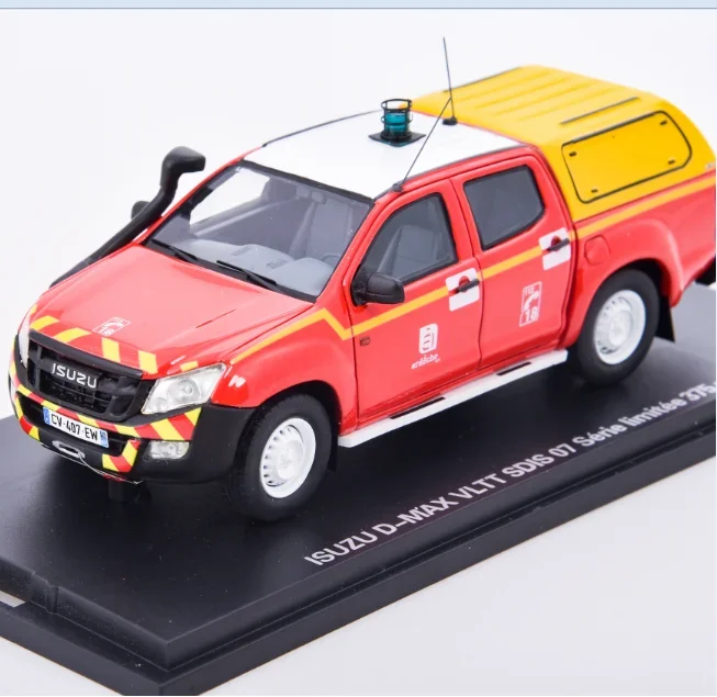 1:43 Resin RESCUE Car Model For D-MAX SECOURS EN MONTAGNE VLTT SAUVETAGE COTIER SDIS 64 07 04 Car Model Collection Gift