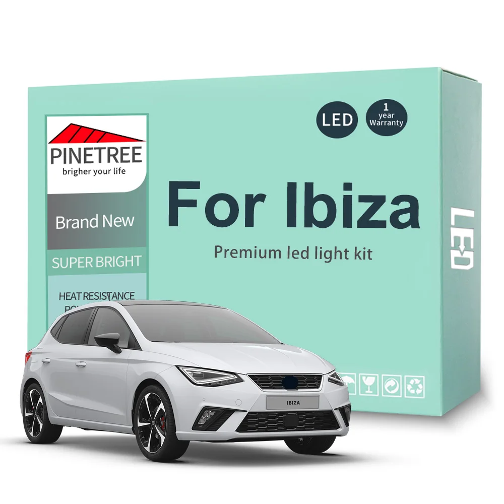 Led Interior Light Bulb Kit For Seat Ibiza 6L 6J 6P 6F 6KJ1 2002-2015 2016 2017 2018 2019 2020 Dome Trunk Bulb